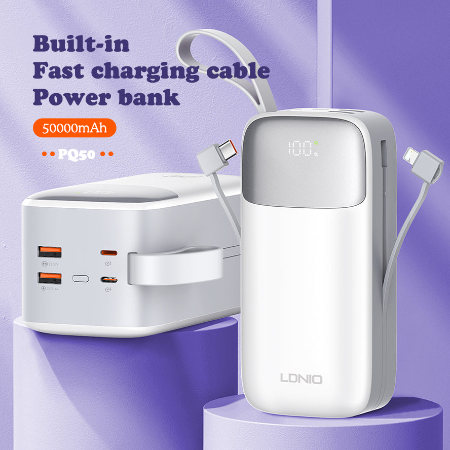 Ldnio PQ50 50000mAh Powerbank USB-A2 Output in Pakistan Ldnio