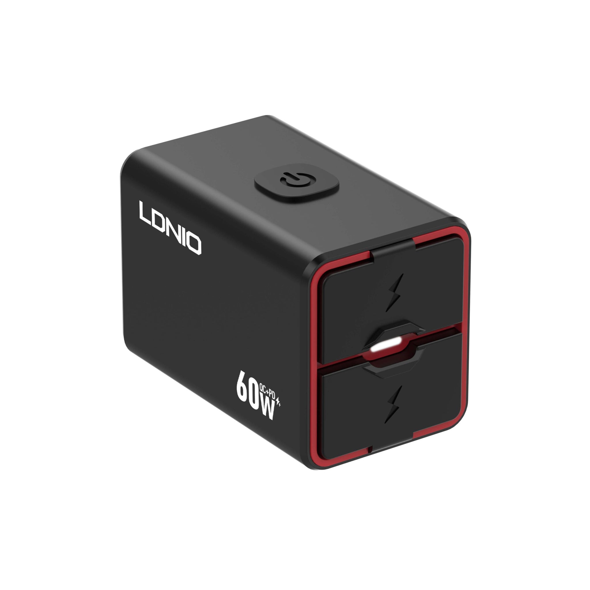 Ldnio C108 60W Wired Extension Cord Waterproof Super Fast Car Charger for Motorcycle.